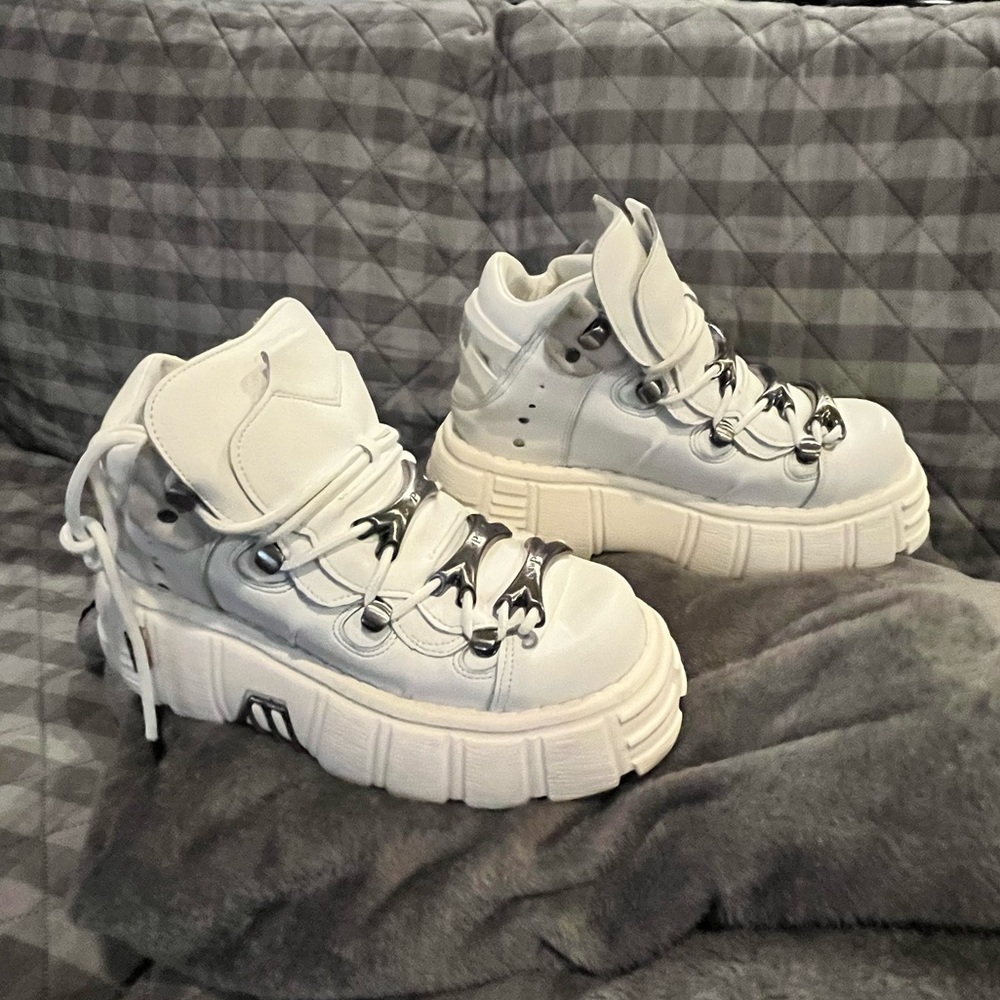 New Rock white sneakers size 5 - Picture 4 of 12